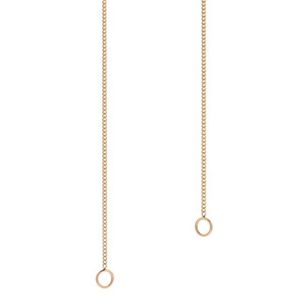 Marla Aaron 14k Yellow Gold Fine Curb Link Chain
