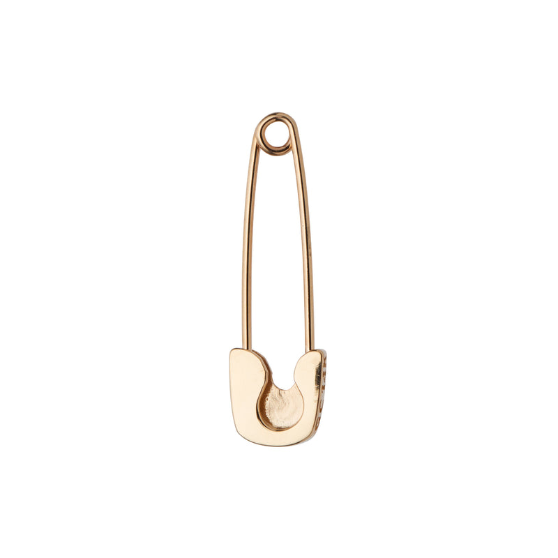 Gillian Conroy 14k Yellow Gold Single Safety Pin Earring