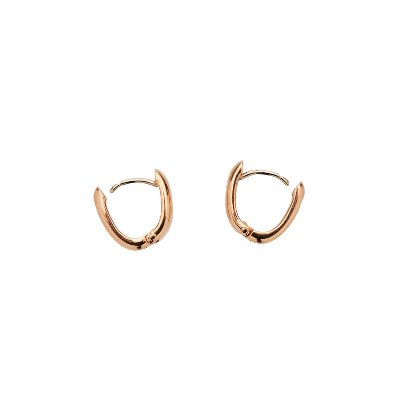 Marla Aaron 18k Pair of Gold Hoop Earrings