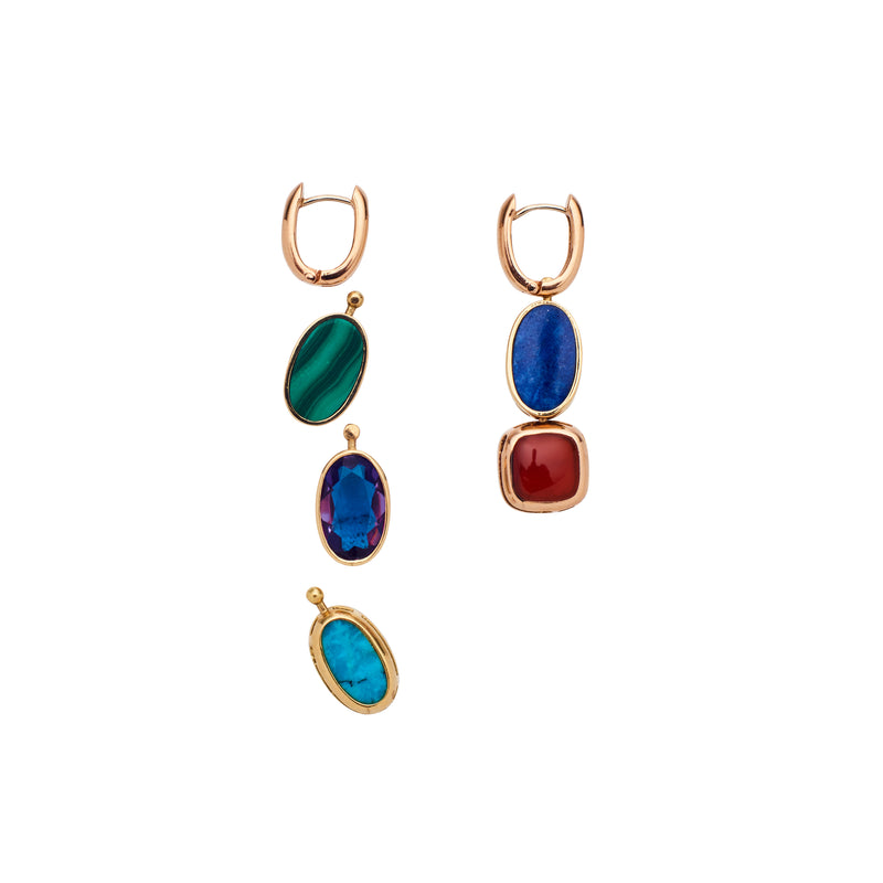 Marla Aaron 18k Pair of Gold Hoop Earrings