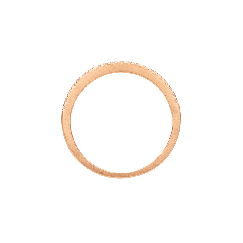 Gillian Conroy 14k Yellow Gold Tapered Prong Set Diamond Claire Band