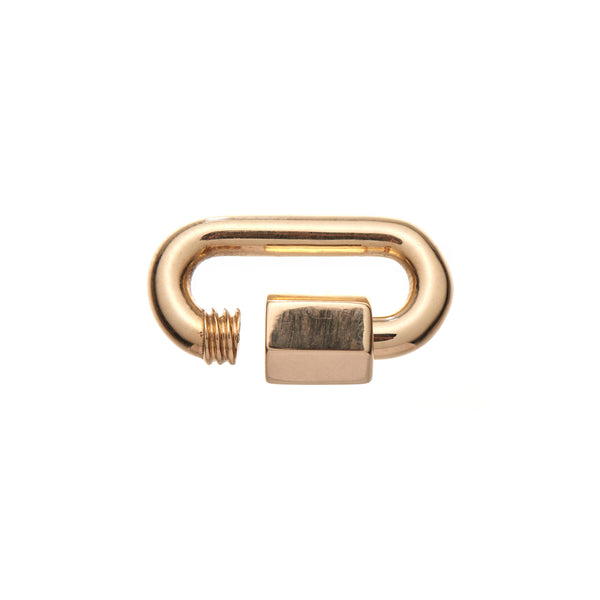 Marla Aaron 14k Yellow Gold Chubby Medium Lock