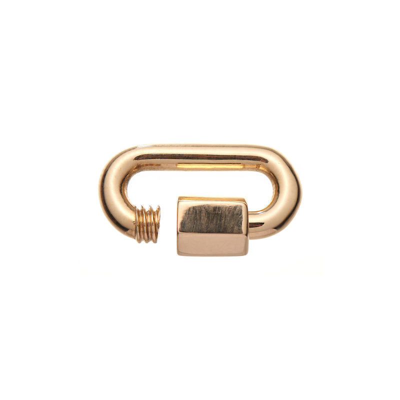 Marla Aaron 14k Yellow Gold Chubby Medium Lock