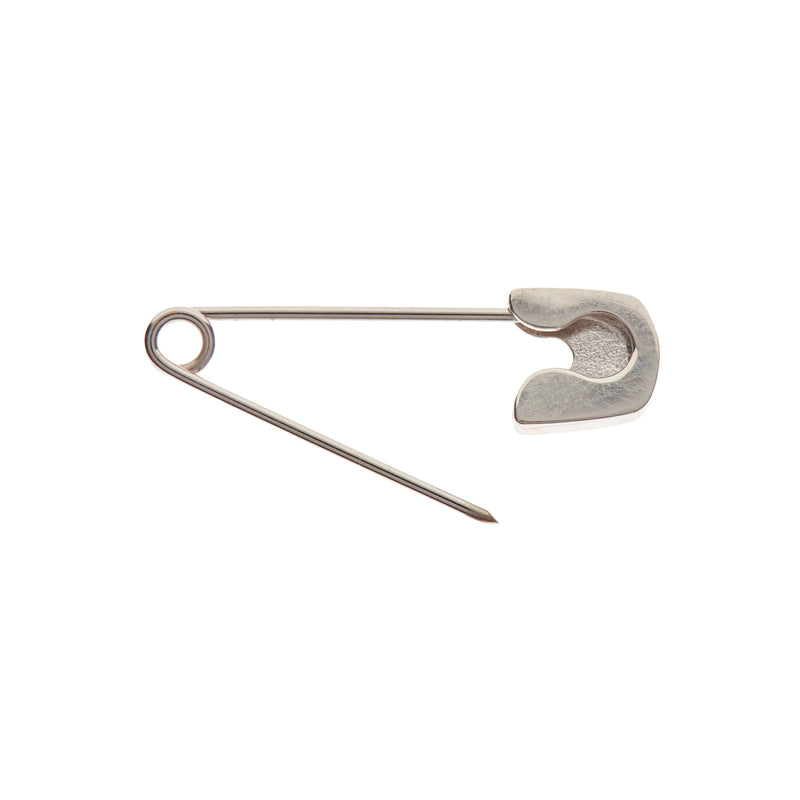 Gillian Conroy 14k White Gold Single Safety Pin Earring