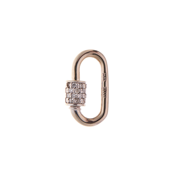 Marla Aaron 14k Yellow Gold Stoned Diamond Baby Lock