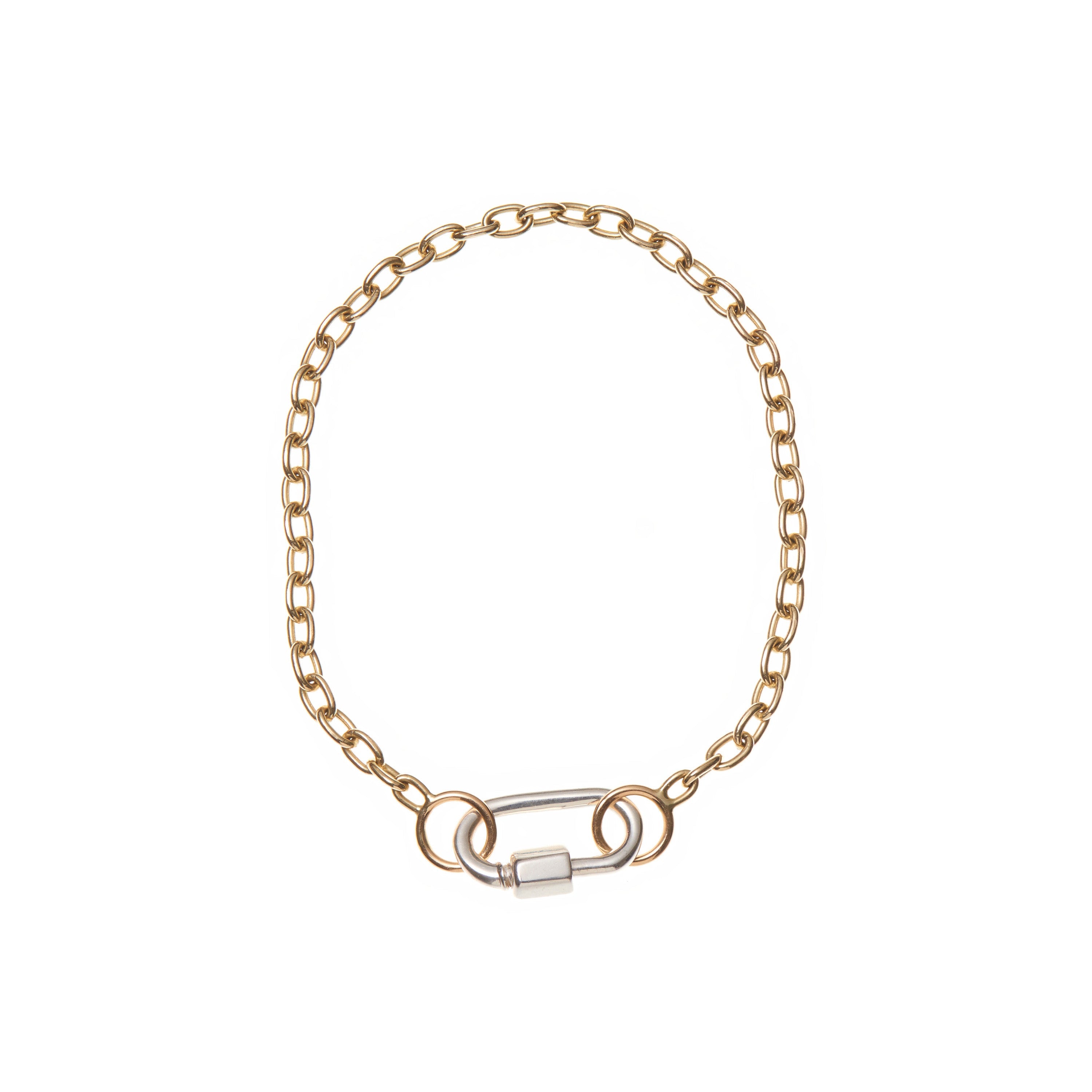 Marla Aaron 14k Yellow Gold Pulley Chain Bracelet