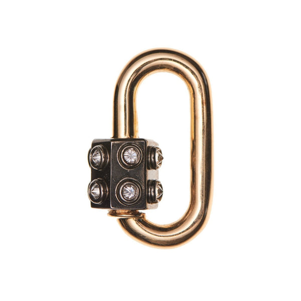 Marla Aaron 14k Yellow Gold & Diamond Consuelo Lock