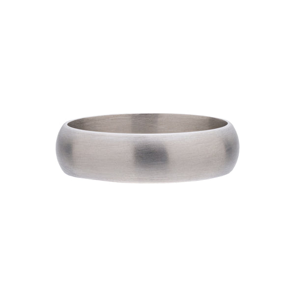 Metier Modern 14kt White Gold Classic Band - 6mm