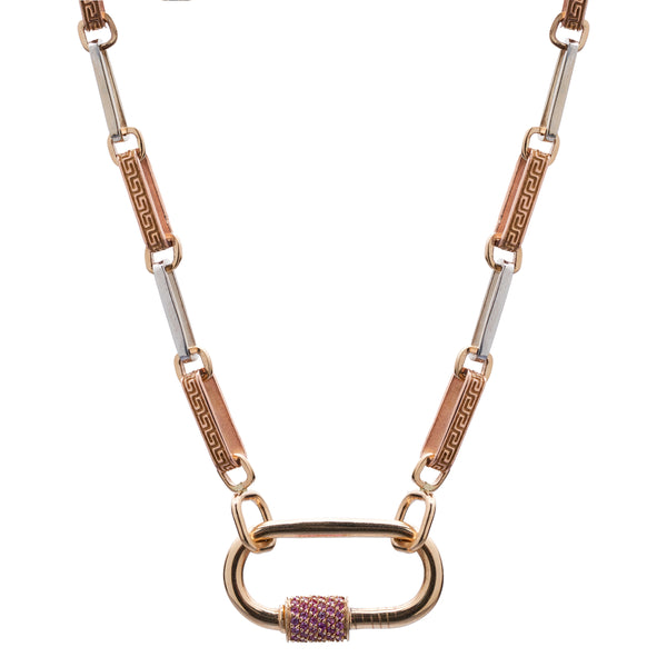 Marla Aaron 14k Mixed Gold Meander Chain