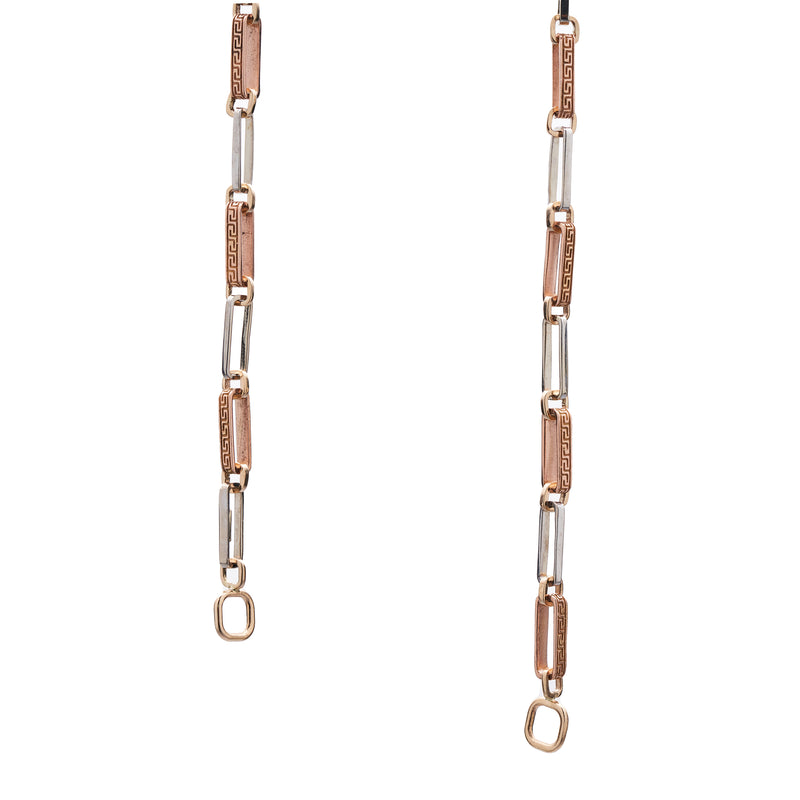 Marla Aaron 14k Mixed Gold Meander Chain