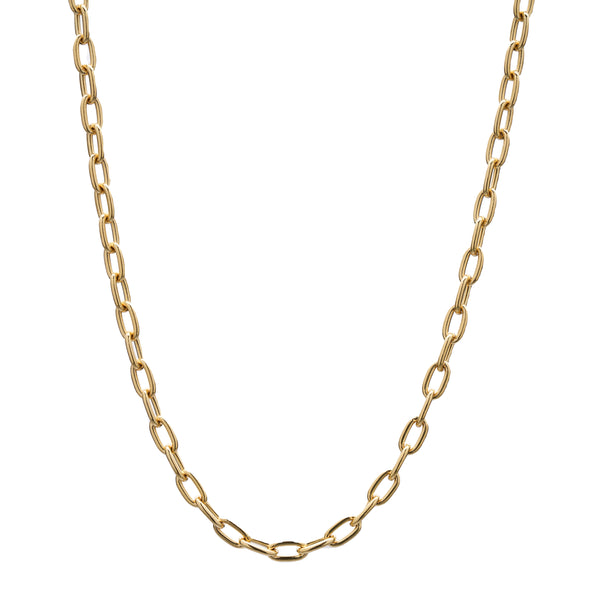 Stephanie Windsor 14k 80mm Oval Chain