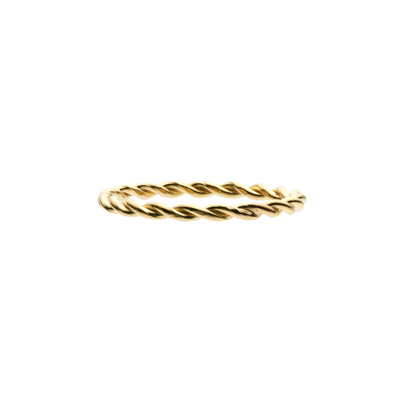 Tura Sugden 18k Yellow Gold Thread Band Ring