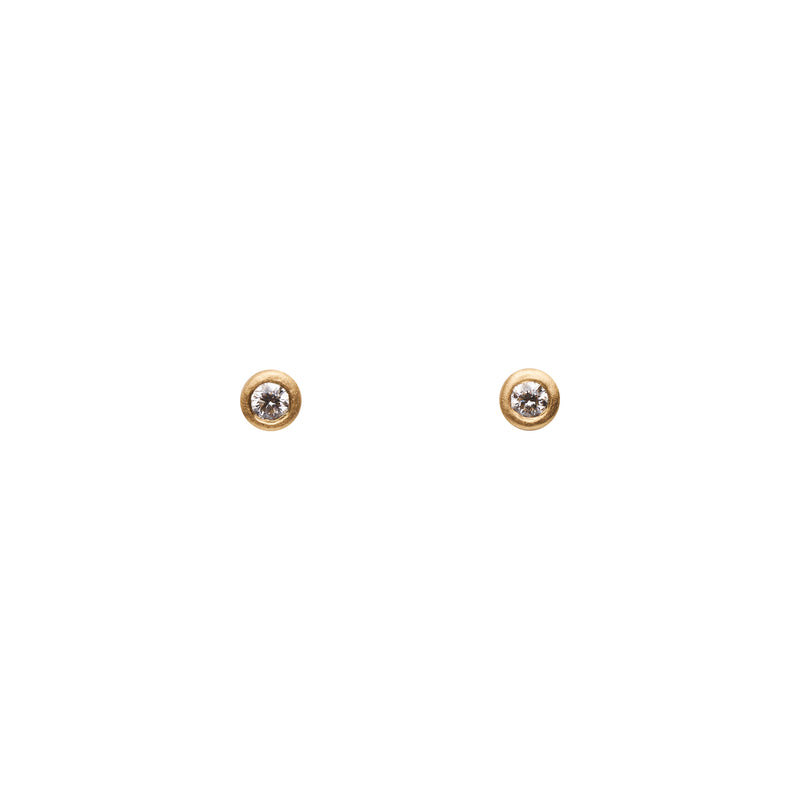 Marian Maurer 18k Pair of 3 pt. Diamond Stud Earrings