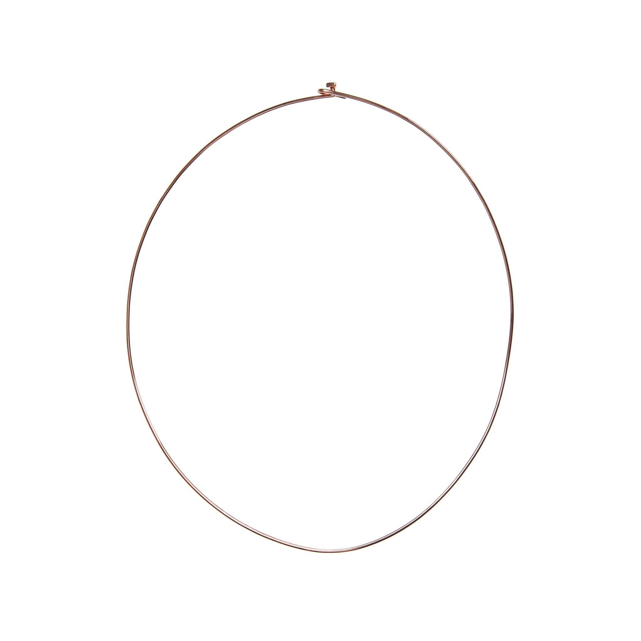 Dezso 18k Wave Gold Wire Necklace