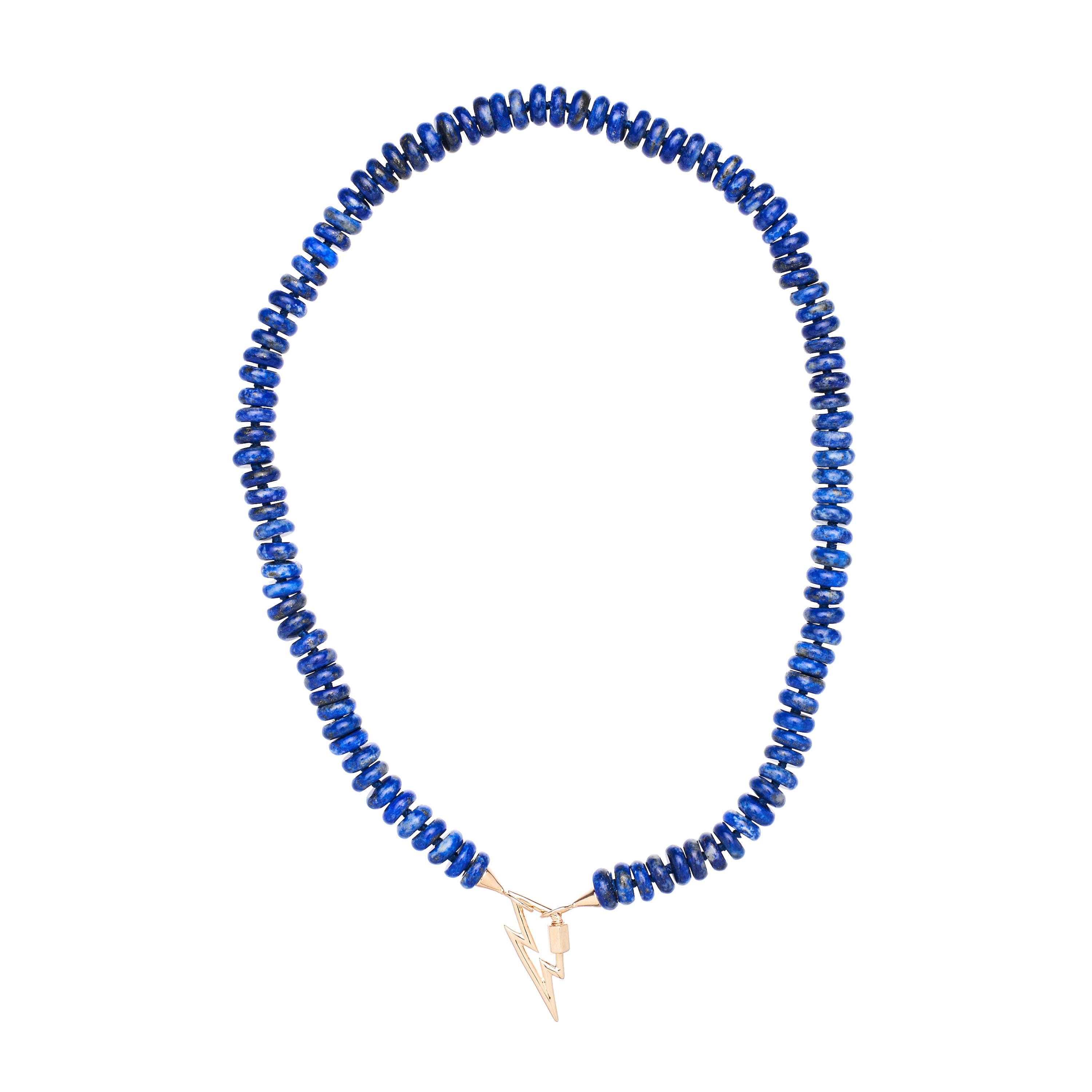 Marla Aaron 14k Lapis Rondelle Strand