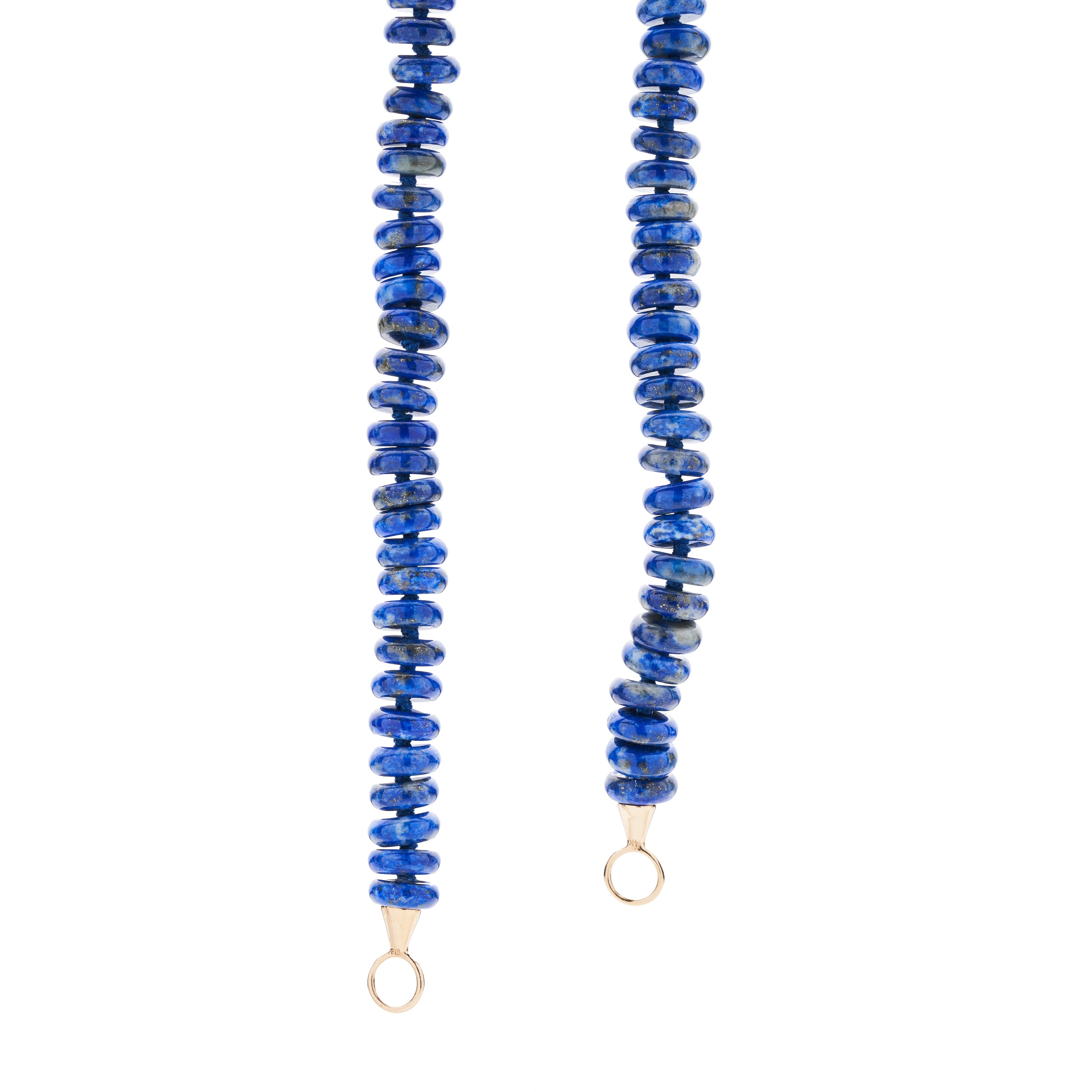 Marla Aaron 14k Lapis Rondelle Strand