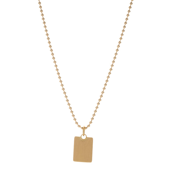 Metier Modern 14k Gold 2mm Ball Chain