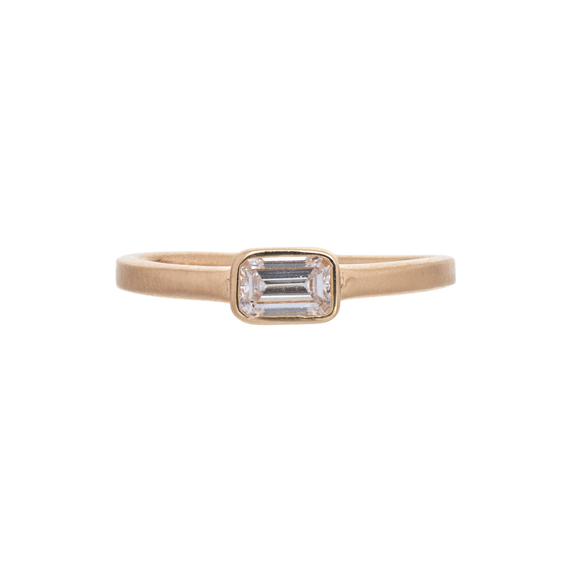 Metier Modern 14k Baguette Diamond Ring  - .36ct
