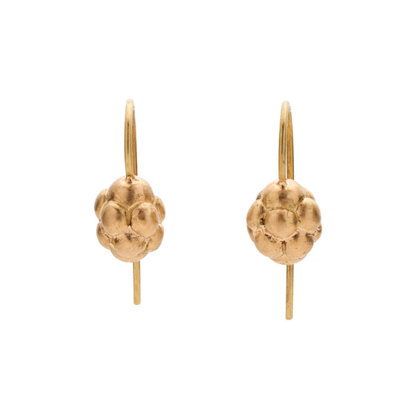 Christina Odegard 18k Drop Cluster Earrings