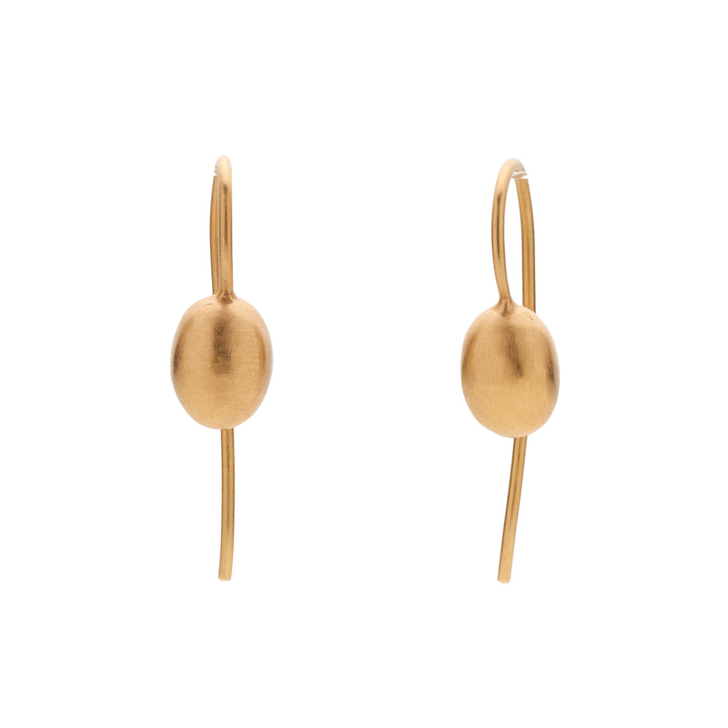 Christina Odegard 18k Petit Ovale Earrings