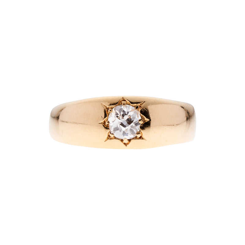 Antique Victorian 18k Diamond Star Set Ring - 50ct