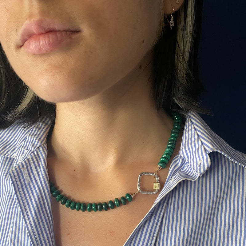 Marla Aaron 14k Malachite Strand