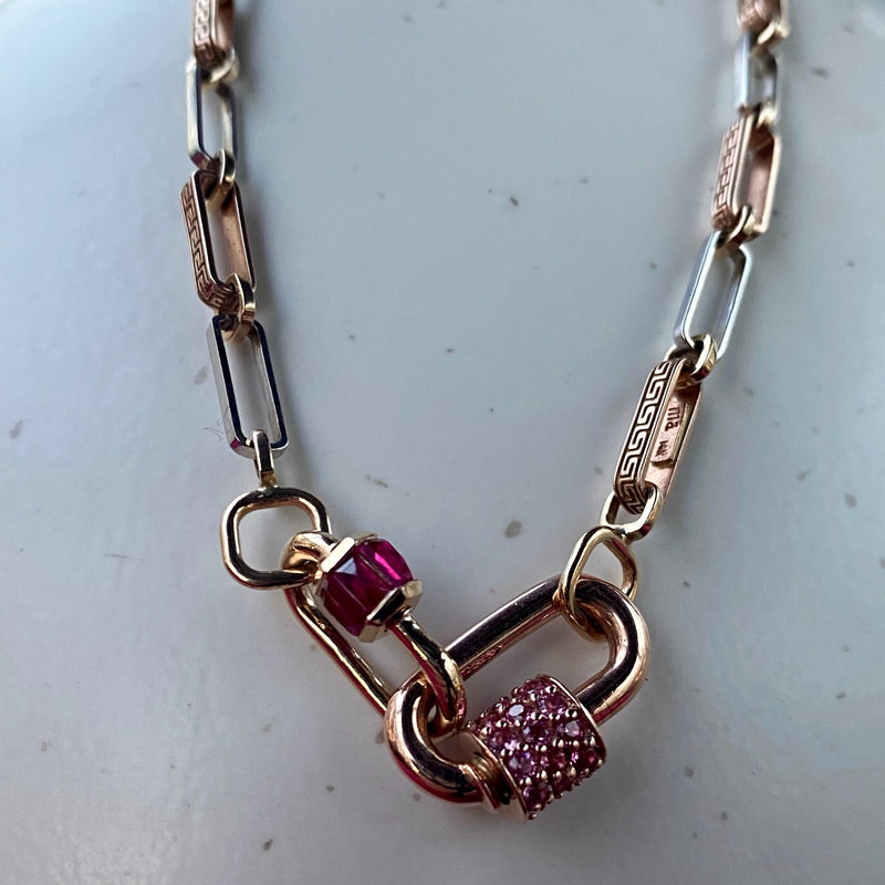 Marla Aaron 14k Mixed Gold Meander Chain