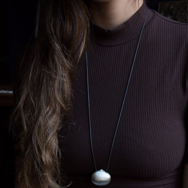 Gabriella Kiss Silver Chestnut Necklace